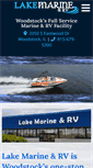 Mobile Screenshot of lakemarine.com