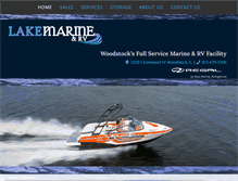 Tablet Screenshot of lakemarine.com